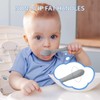 ME.FAN - Cucharas de alimentación de silicona para bebé, paquete