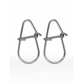 BLUEWING Fishing Duo Lock Snap 25pcs Small Snap for Saltwater Freshwater Fast Change Snaps Light Tackle Lures Connector, 26lbs