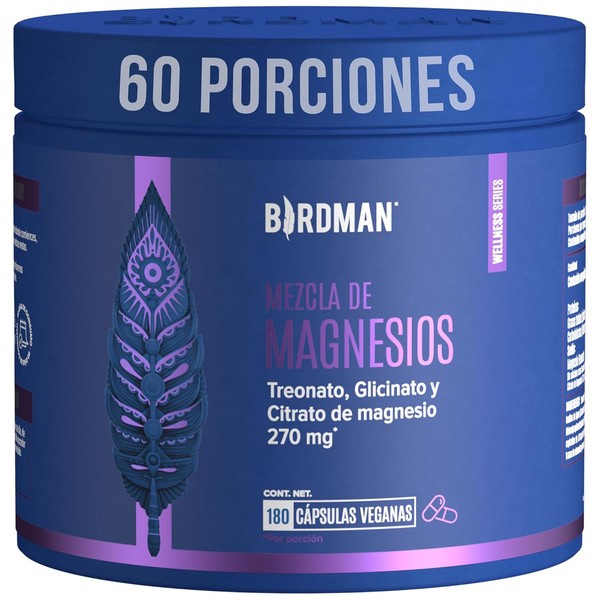 Birdman Mag Trifecta 270 mg Treonato, Glicinato y Citrato de