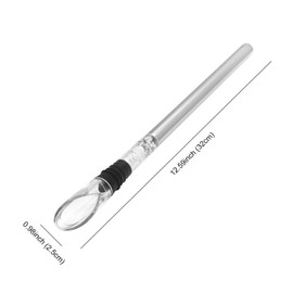 Stainless Steel Wine Chiller Stick Set - 3-in-1 Kit for Pro Bartenders & Wine Enthusiasts | Aerator, Filter, Drip-Free Pourer | Ideal for Home, Bar, Parties