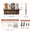 Wooden Key Holder for Entryway – Guardian Angel Wall Décor