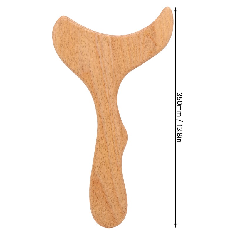 Gua Sha Board Men Women Wooden Ergonomic Muscle Relaxation Scraping
