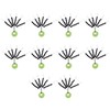 300Pcs Fishing Rubber Bobber Beads Stopper, 6 in 1 Float