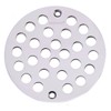 TRUSTMI 4 Inch Screw-in Shower Drain Cover Replacement Floor Strainer,Polished