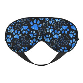 Dog Paw Sleep Mask Breathable Soft Eye Mask for Sleep for Women Men Lightweight Eye Cover for Travel, Night Work, Nap, Office