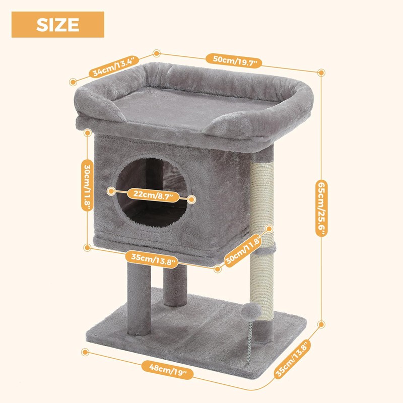 PAWZ Road Cat Scratching Post and Pad, Sisal-Covered Scratch Posts