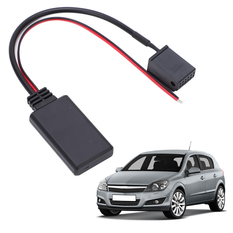 23cm Bluetooth AUX IN Adapter Module 12Pin Wireless Black Replacement