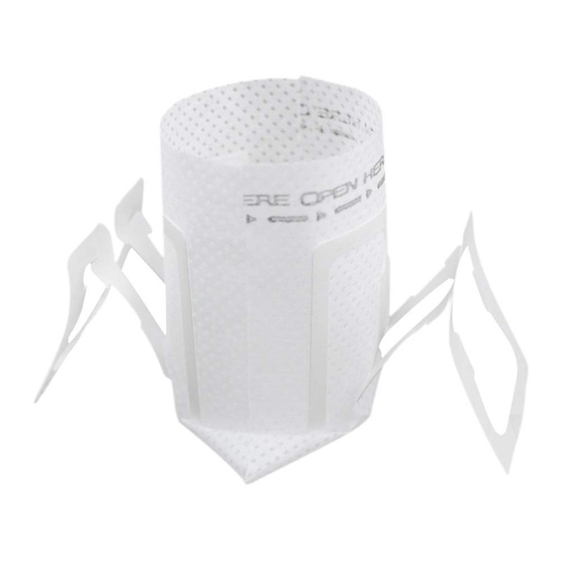 CENPEK 50Pcs Portable Coffee Filter Paper Bag Hanging Ear Drip