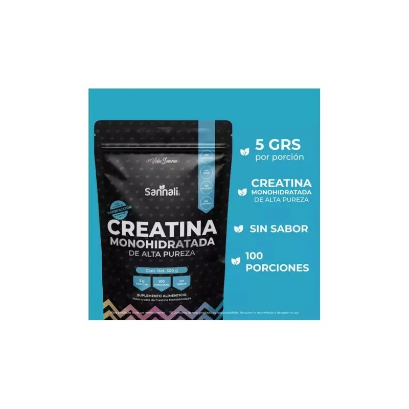 Pack de 2 Creatinas Monohidratadas Alta Pureza en Polvo -