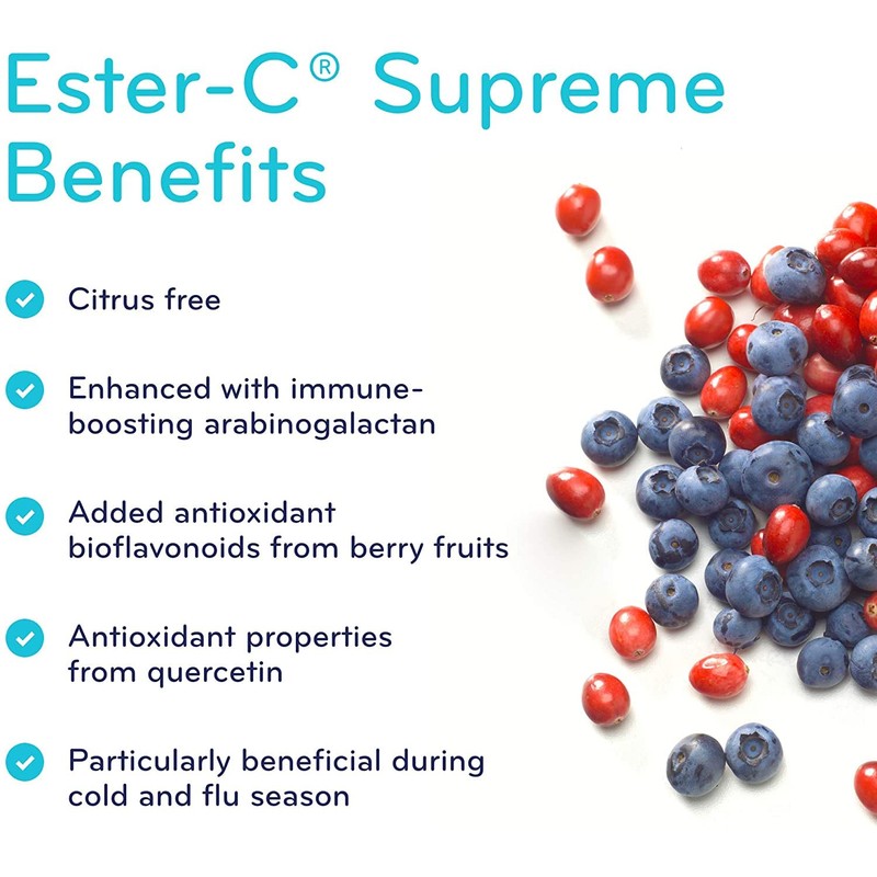 SISU Sisu Ester-C Supreme Capsules, 24-hour Immune Support, With Antioxidant