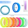 Utron 10 Rolls Colorful Highlighter Tape, 0.31" x 16.5 ft