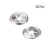 sourcing map M5 Washer 4.6mm I.D. 12mm O.D. Internal Tooth