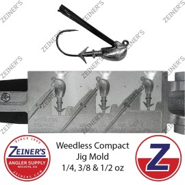 Do-It 3542 Weedless Compact Jig WCF-3-A - 3 Sizes 1/4, 3/8 and 1/2 oz