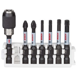Bosch Professional 7-Piece Impact Control Screwdriver Bit Set (Pick and Click, Accessory Impact Wrench)