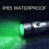 cosmoing Green LED flashlight Rechargeable, IP65 Waterproof Torch (Battery NOT