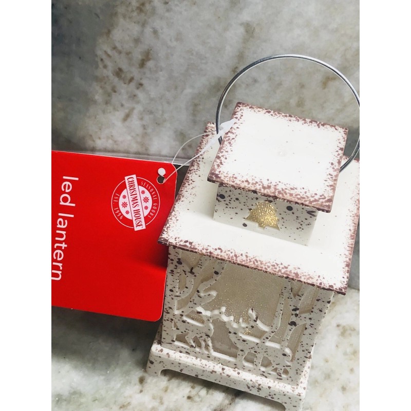 Christmas House ShipN24Hours. New-Christmas House. Christmas Led Lantern 7x7x15.2 cm.