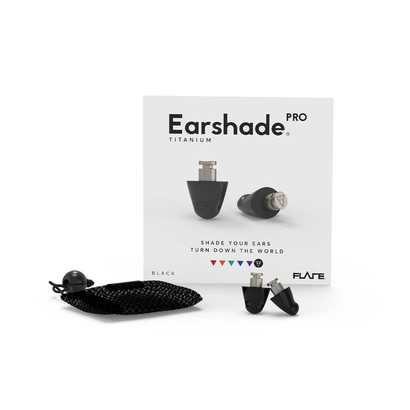FLARE AUDIO Flare Earshade Pro ?Earplugs ?Block Sound ?Aerospace Titanium