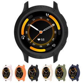 Case Cover Compatible with Garmin Venu 3 Protector Covers, Disscool Soft Anti Drop TPU Replacement Protective Cases Smart Watch Accessories(Black)
