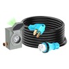 CircleRiver 50 Amp 15Feet Generator Cord and Power Inlet Box
