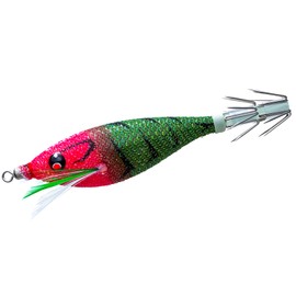DUEL Sutte Plump 3.0 inches (75 mm) Luminous Red Green Squid Fishing Dropper