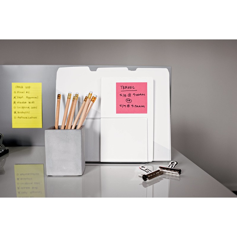 Post-it Super Sticky Notes, 3x3 in, 3 Pads, 2x the