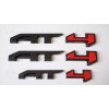 Auto Grill Door Rear Gloss Black Red AT4 Sierra OVERLAY