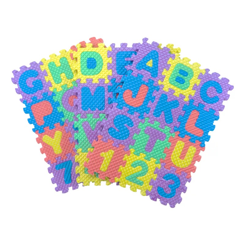 DEC-MO Abecedario D Foamy Fomi Niños Rompecabezas Números