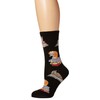 Socksmith Cats on Books Socks (Black)