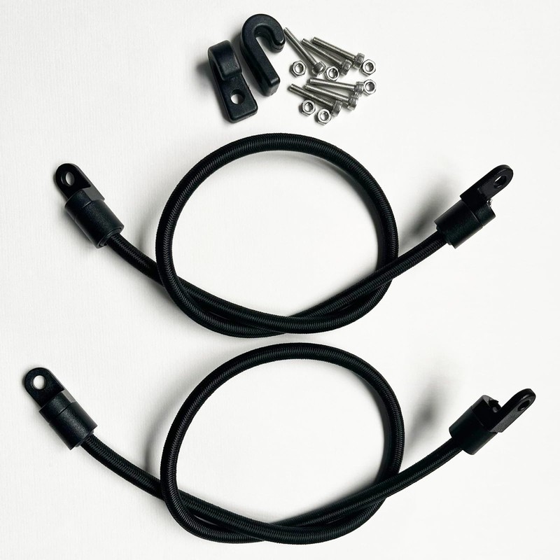 Pmsanzay 2 Pack Kayak Bungee Paddle Holder Kayak Paddle Clip