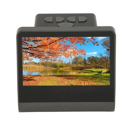 Digital Film Slide Scanner, 48MP All in 1 Film Slide Scanner with 5 Inch LCD Screen, Converts 135mm 110 126 and Super 8 Films Slides Negatives to High Resolution 48MP JPEGs (AU