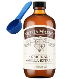 Nielsen Massey Original Vanilla Extract 473ml with Measuring Spoon Bundle