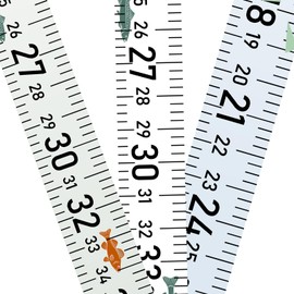 Fishing Ruler for Boat 58" Self-Adhesive Fish Measuring Decals (3 Pack) Waterproof Self Adhesive Measuring Ruler Tape (Mix Colors)