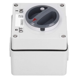 Switch 500V Outdoor Power Isolator On-Off Switch Rotary Control Switch Socket with Accessories(3P32A)