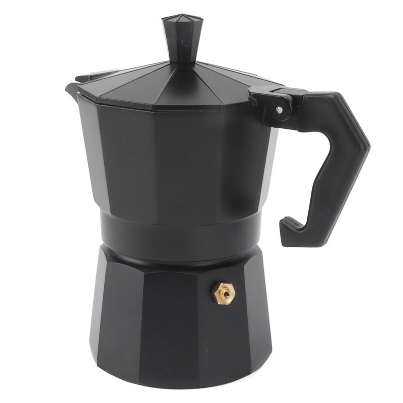 Stovetop Moka Pot Italian Hand Brewed Coffee Maker Aluminum Alloy