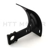 HTTMT MT360-02-BK Black Vertical Curved Mount License Plate Bracket Tag