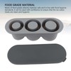 Hollow Cylinder Ice Cube Tray Quick Release Silicone High Low