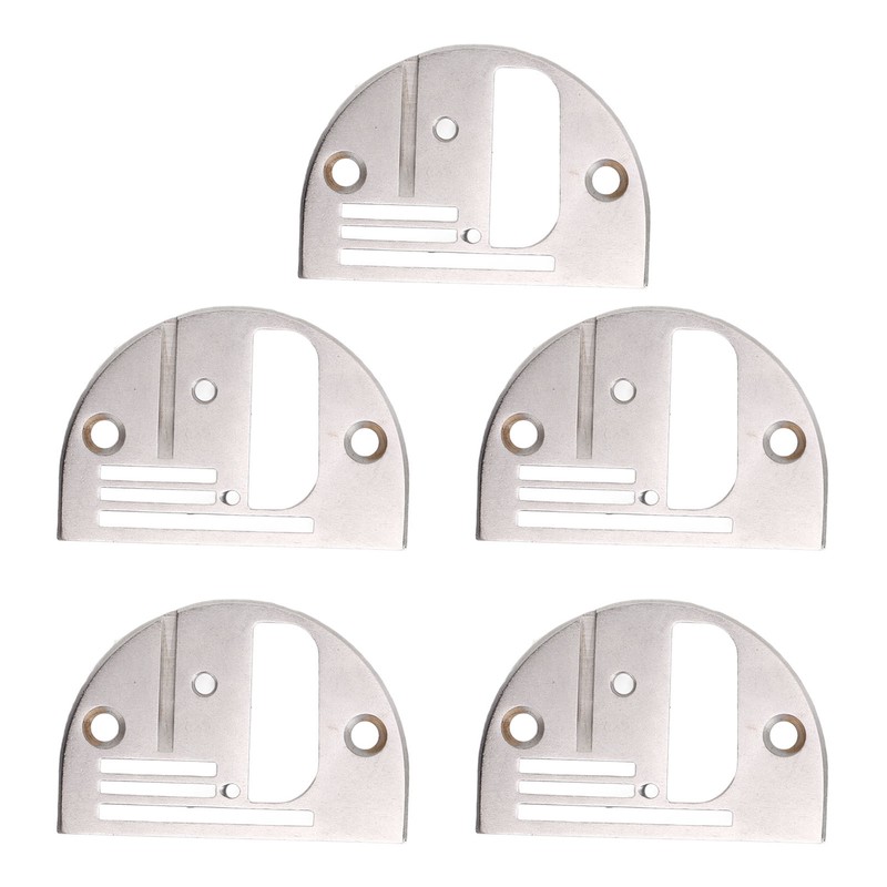 5 Pcs Industrial Sewing Machine Needle Plate High Hardness Rustproof