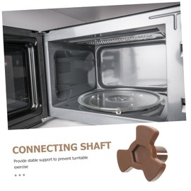 Zerodeko 4 Piezas Accesorios microondas acoplador del plato giratorio del horno giradiscos para microondas Guía de rodillo de microondas Pieza de reparación de microondas placa giratoria