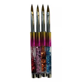 Kalanzi Pincel Kolinsky Kalanzi #8 Para Acrilico Manicure Nail Art