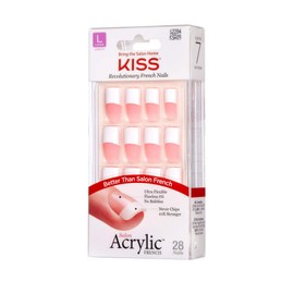 Kiss Salon Acrylic French Kit Team Player Long (2 Pack)