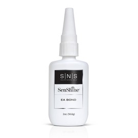 SNS Base Coat Nail Polish for Nail Dip Powder, EA Bond Refill - Improves Adhesion of Dip Powder Manicure for Oilier Nails - Nail Polish That Supports Nail Health, Low-Odor & No UV Lamp Required - 2 Oz