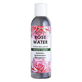 By Natures Rose Water for Face Skin and Hair 6oz