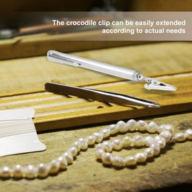 PRATYAHARA 6 Pieces Telescopic Alligator Clamp Telescopic Alligator Clamp with Pin Clip Extendable Joint Clamp for Mechanics Automotive