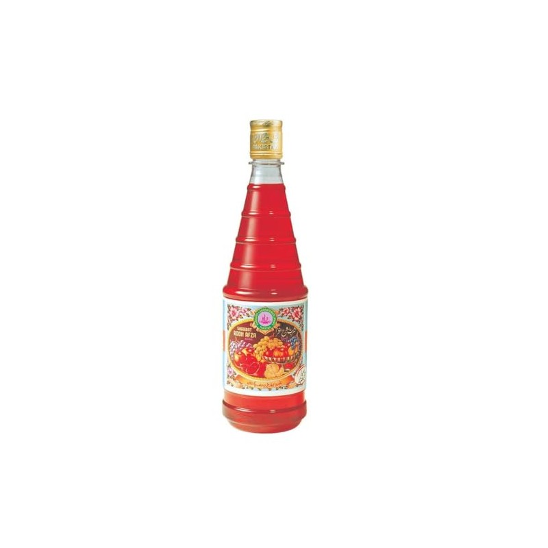 Hamdard Rooh Afza Sharbat Syrup, Rose, 25 fl.oz (Packaging may