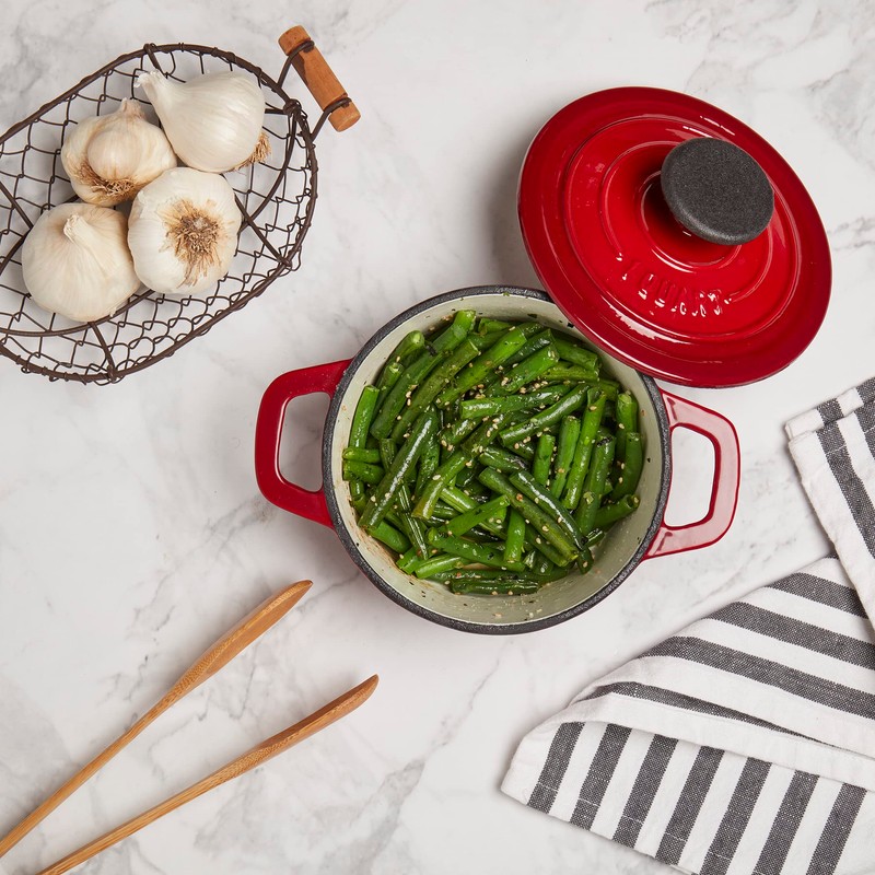 Smith & Clark 1-Quart Enameled Cast Iron Dutch Oven Pot