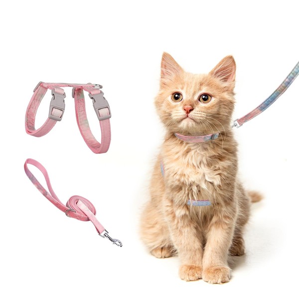Lesypet Cat Harness and Leash Set, Escape Proof Harness for