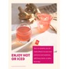 TeeLux Lemon Ginger Hibiscus Tea, Refreshing Lemongrass With Spicy Ginger,