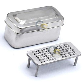 Caja endodoncia, soporte para archivos Endo para 72 unidades