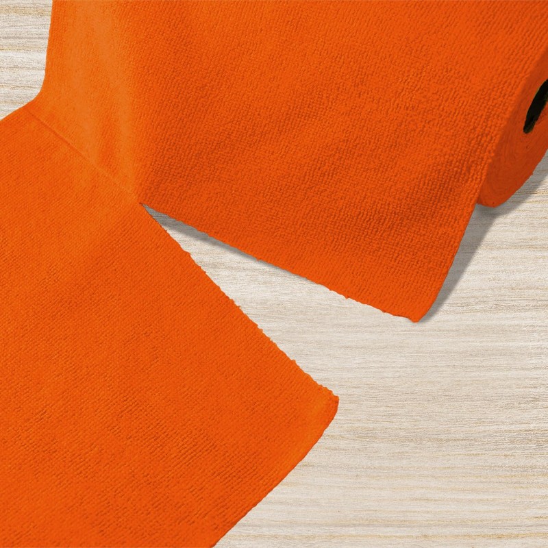 Simply Auto Roll of 50 Microfibre Cloths, 30x30cm Premium Reusable