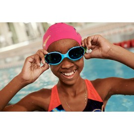 Speedo Unisex Kids Biofuse 2.0 Goggles, Hypersonic Blue/True Navy/Lumo Green/Blue, ONESZ